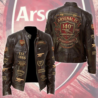 ARS 140th Anniversary Collar Leather Jacket