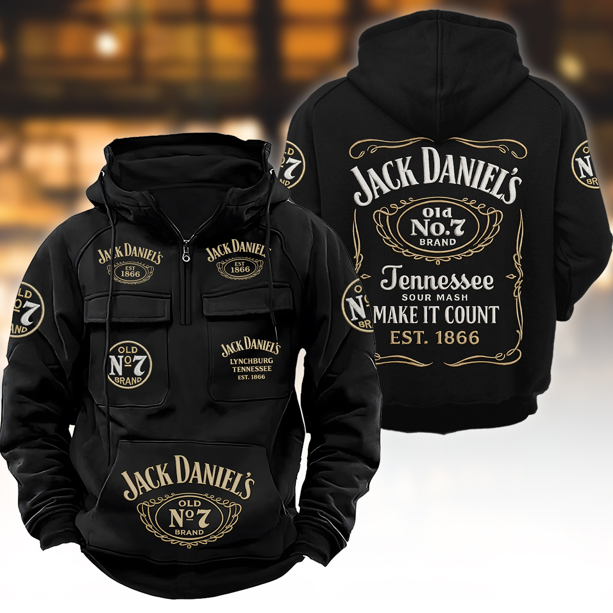 Jack Dani EST. 1866 Retro Cotton Hoodie