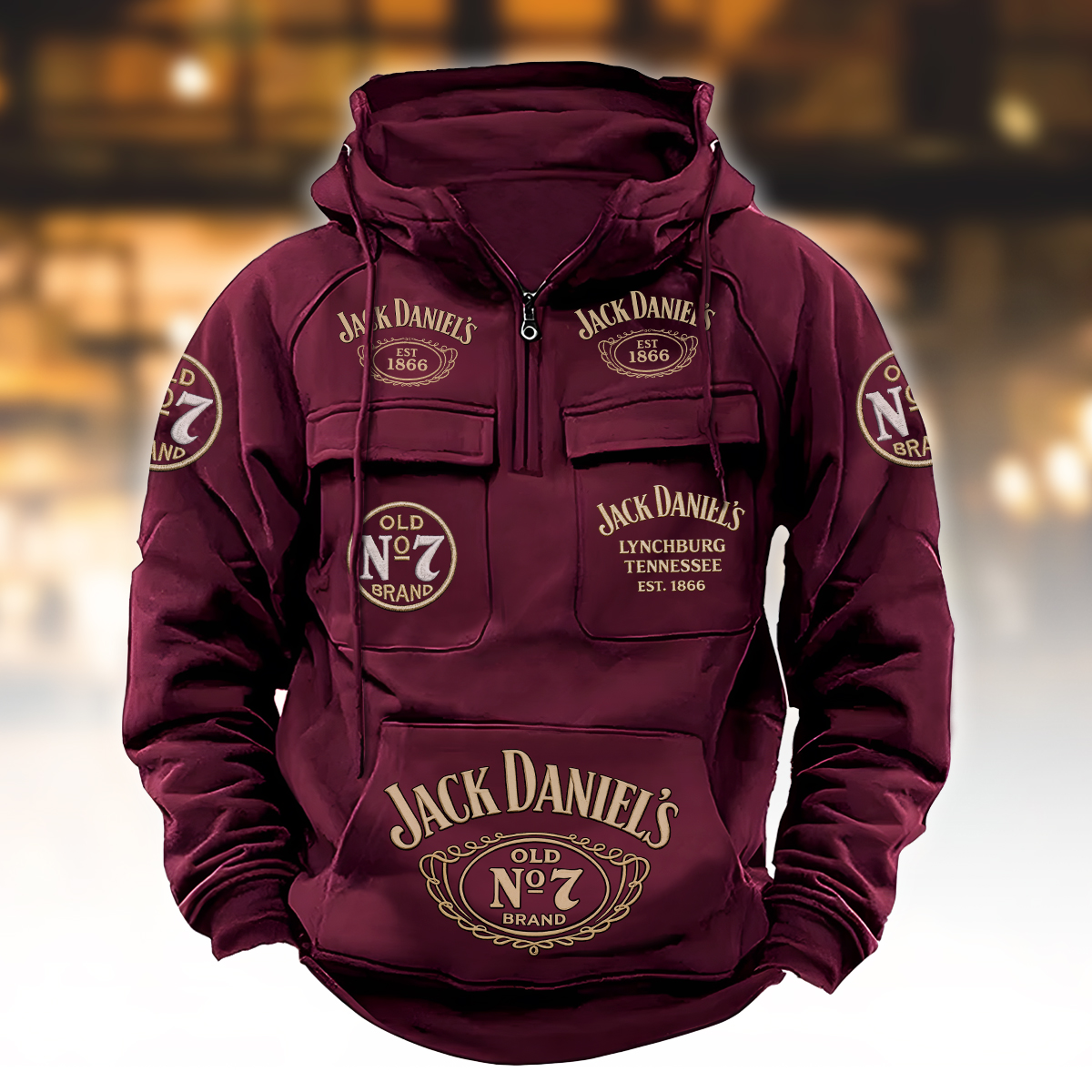 Jack Dani EST. 1866 Retro Cotton Hoodie