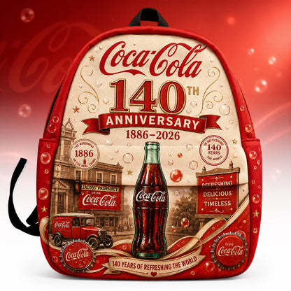 Cola 140th Anniversary Backpack, Cola Drinks Backpack V3