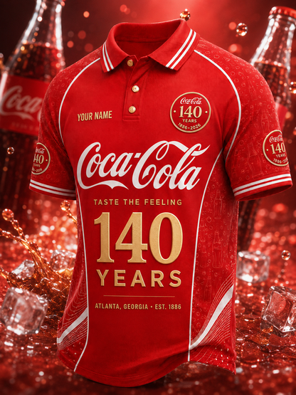 Cola 140th Anniversary Polo V9 , Cola Shirt , Cola 2026 Shirt