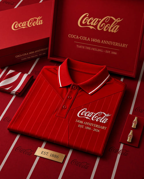 Cola 140th Anniversary Polo V13 , Cola Shirt , Cola 2026 Shirt