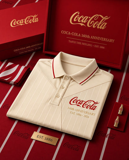 Cola 140th Anniversary Polo V13 , Cola Shirt , Cola 2026 Shirt