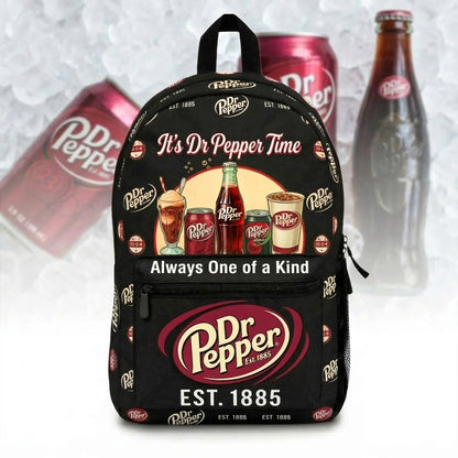 Personalized Dr Pepper EST. 1885 Backpack, Dr Pepper Drinks Backpack