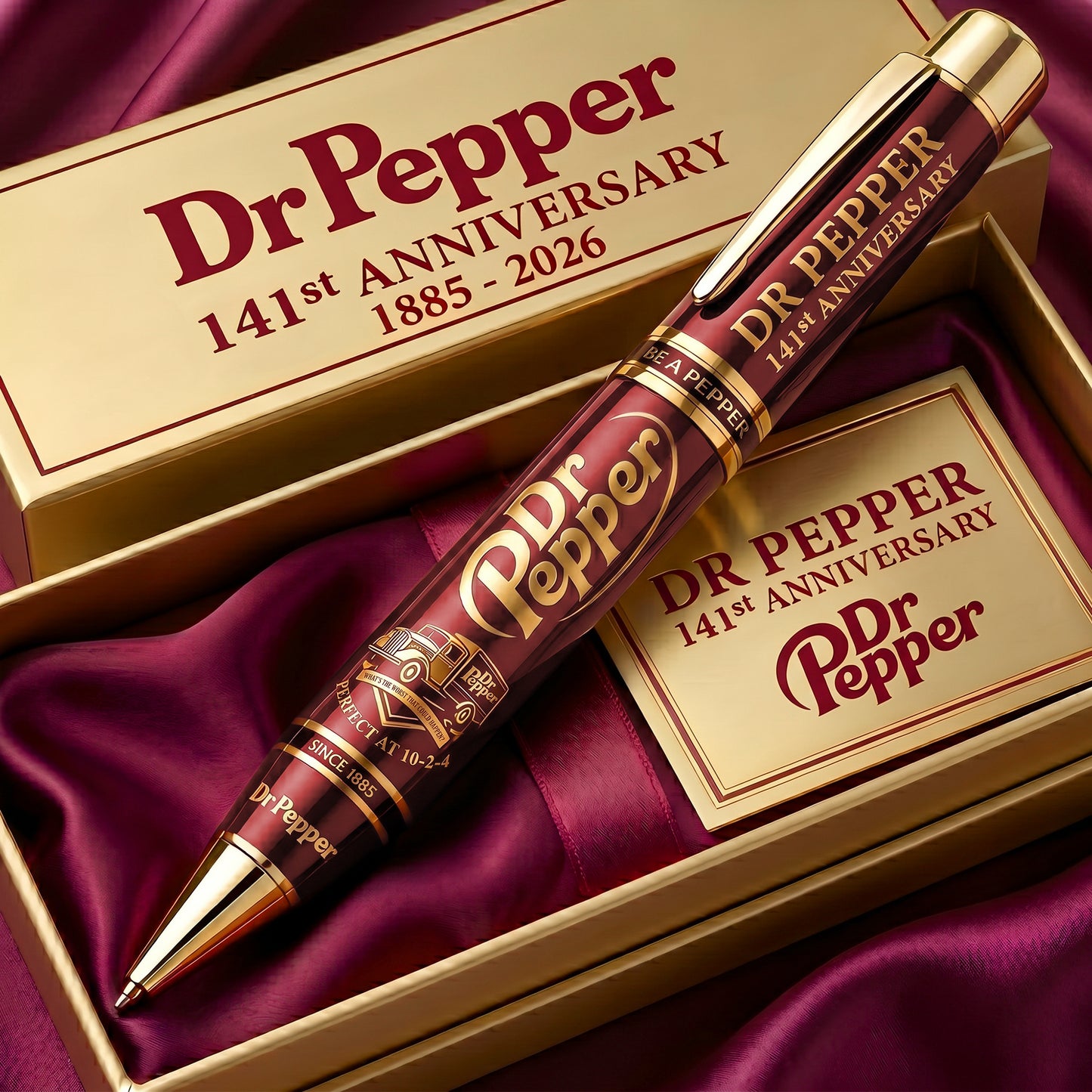 Dr Pepper 141st Anniversary Edition Ballpoint Pen V3