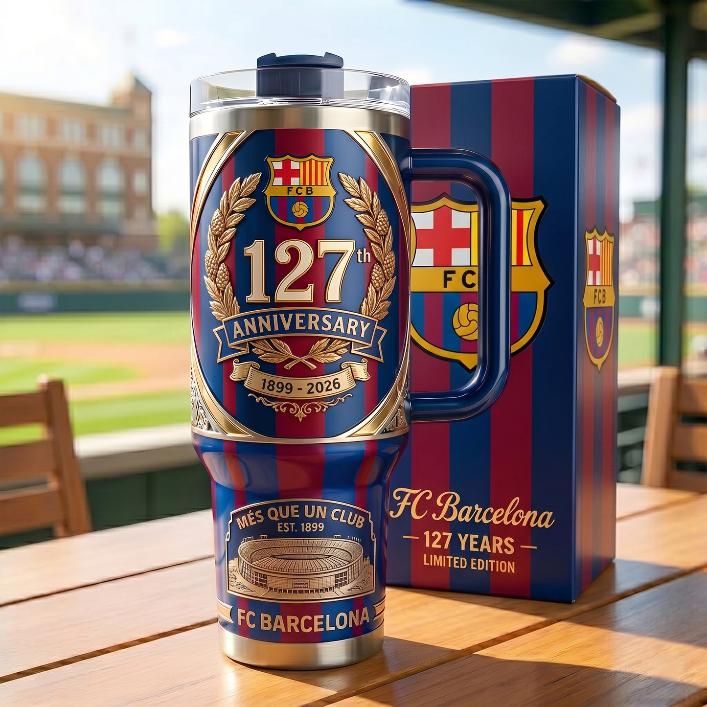 Barca 127th Anniversary Insulated Tumbler 30oz , Barca Tumbler 40oz