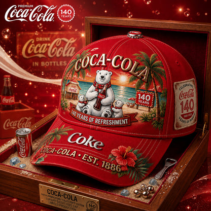 Cola 140th Anniversary Cap V27, Cola Vintage Cap