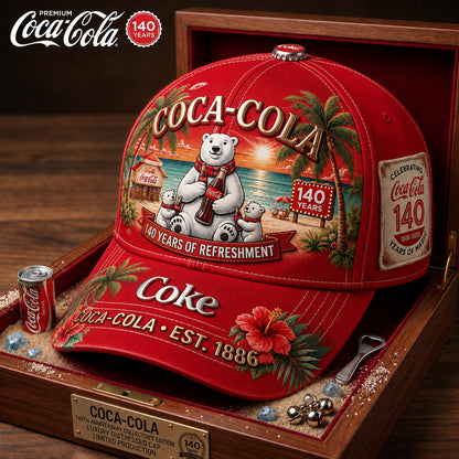 Cola 140th Anniversary Cap V27, Cola Vintage Cap
