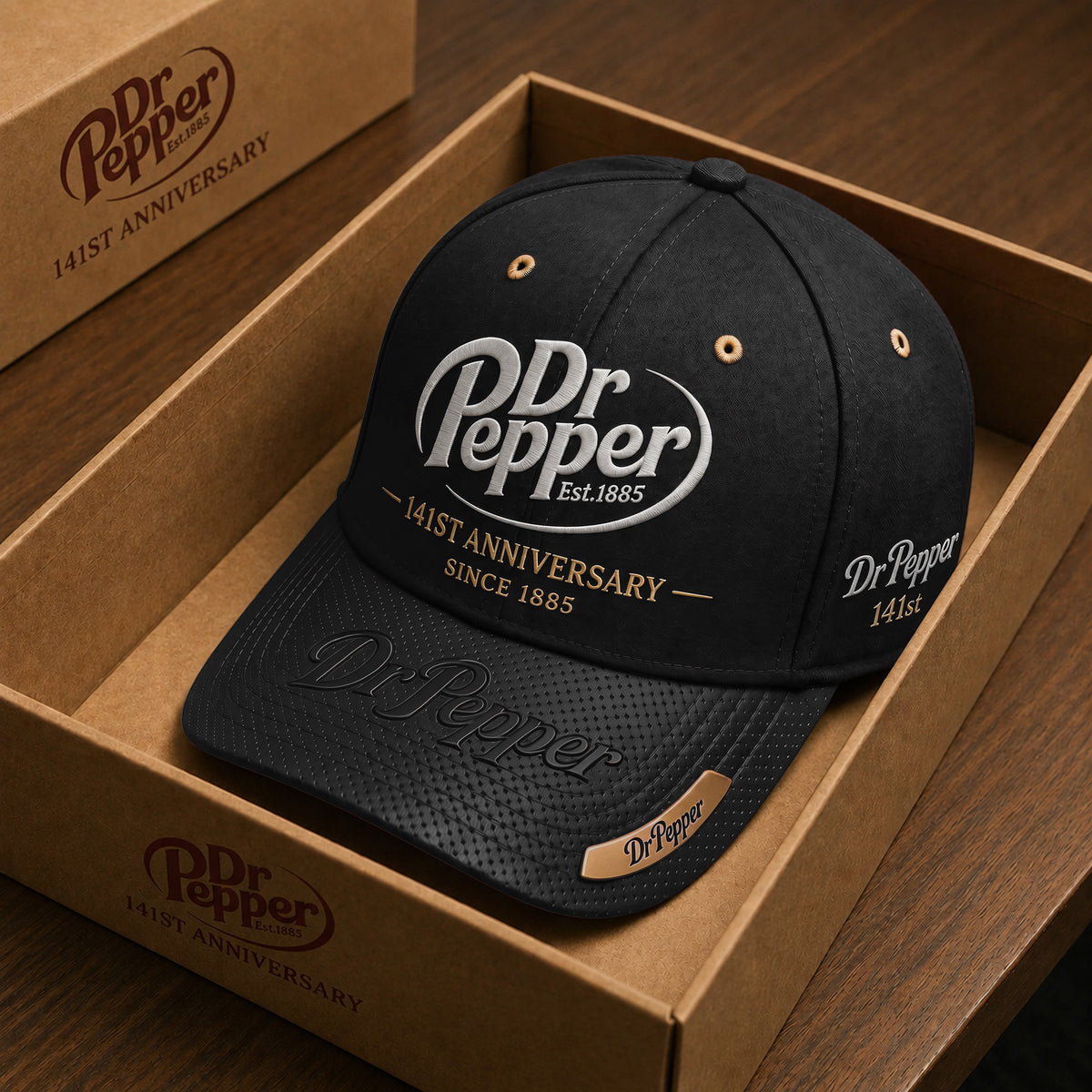 Dr Pepper 141st Anniversary Cap V6, Dr Pepper Vintage Cap
