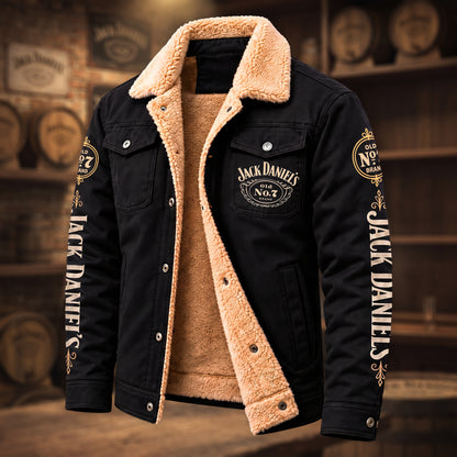 Jack Dani Old No.7 Brand Fleece Thermal Cotton Jacket
