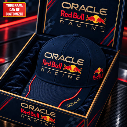Red Bll Racing Cap, Custom Name Oracle Red Bll Racing Cap V2
