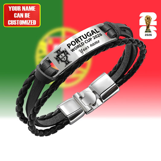 Portugal FF WC 2026 Personalized Handmade Bracelet Gift For Fans