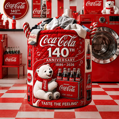 Cola 140th Anniversary Laundry Basket