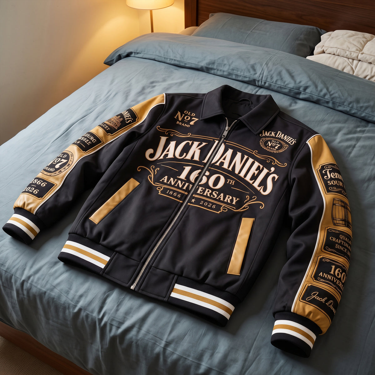 Jck Dani 160th Anniversary Zipper Stand Collar Jacket