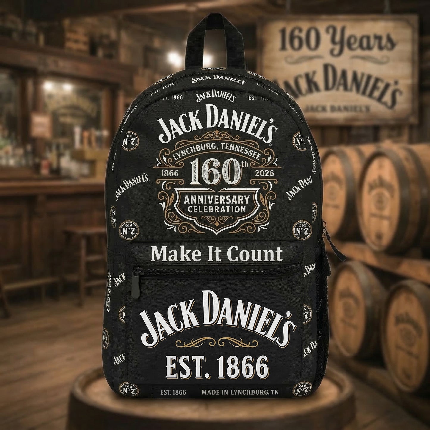 Jack Dani 160th Anniversary Backpack, Jack Dani Backpack