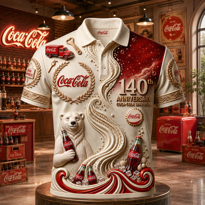 Cola 140th Anniversary Polo V10 , Cola Shirt , Cola 2026 Shirt