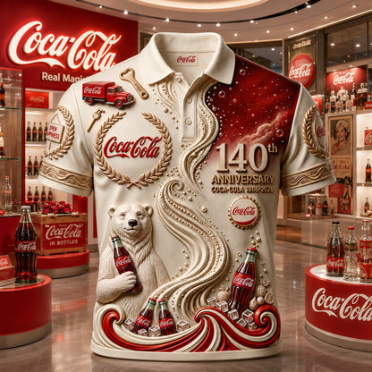 Cola 140th Anniversary Polo V10 , Cola Shirt , Cola 2026 Shirt