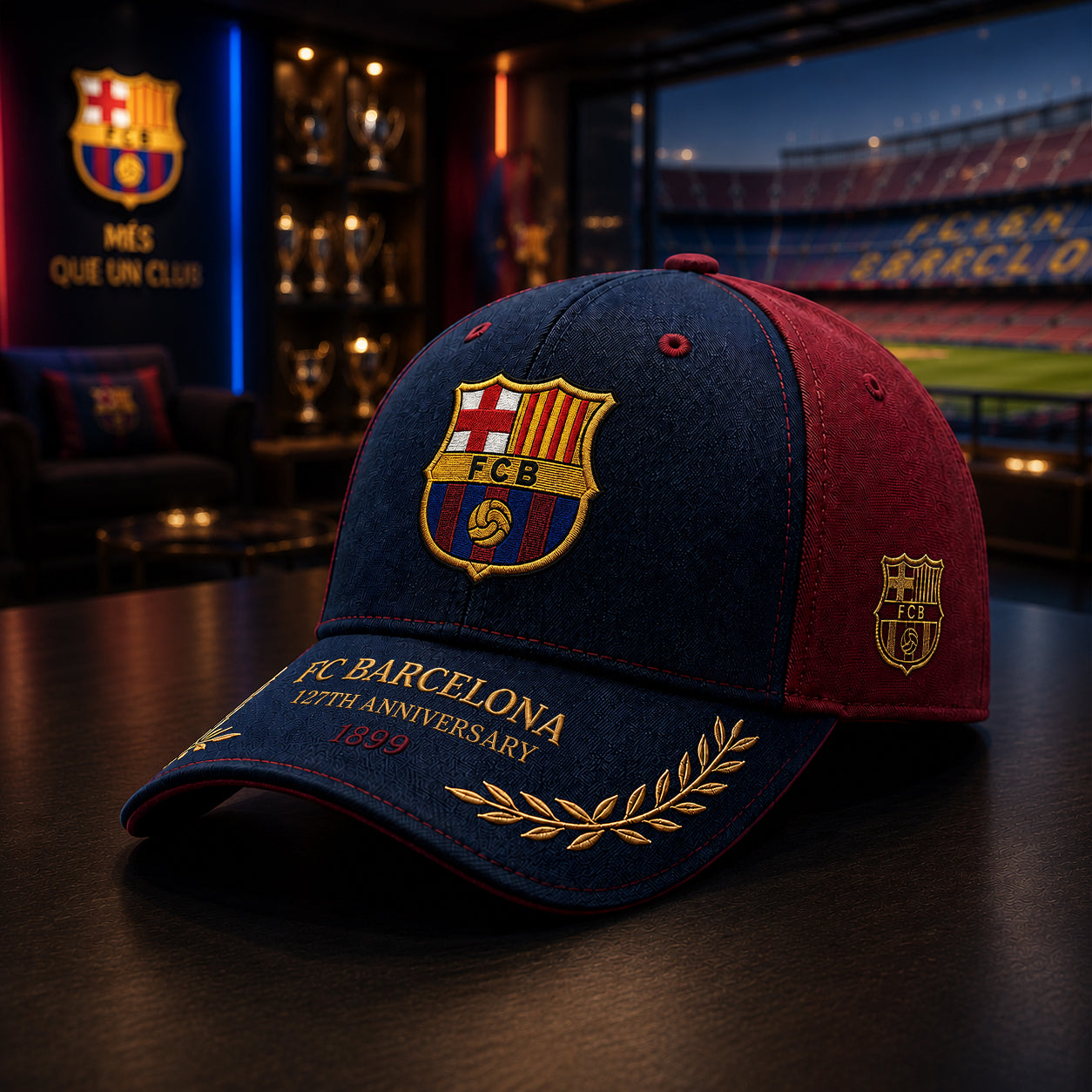 Barca 127th Anniversary Cap V7, Barca Vintage Classic Cap