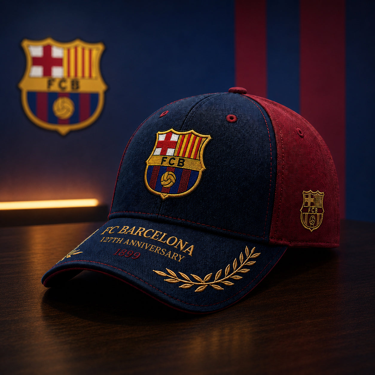 Barca 127th Anniversary Cap V7, Barca Vintage Classic Cap