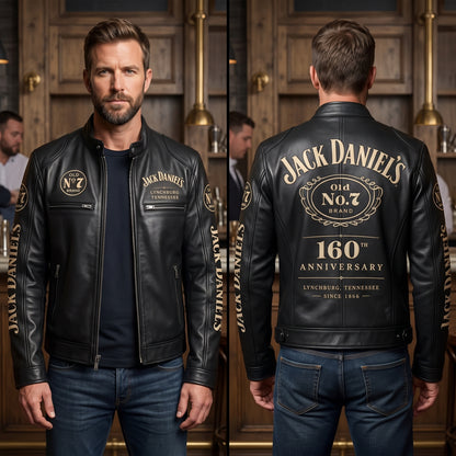 Jack Dani 160th Anniversary Collar Leather Jacket V12