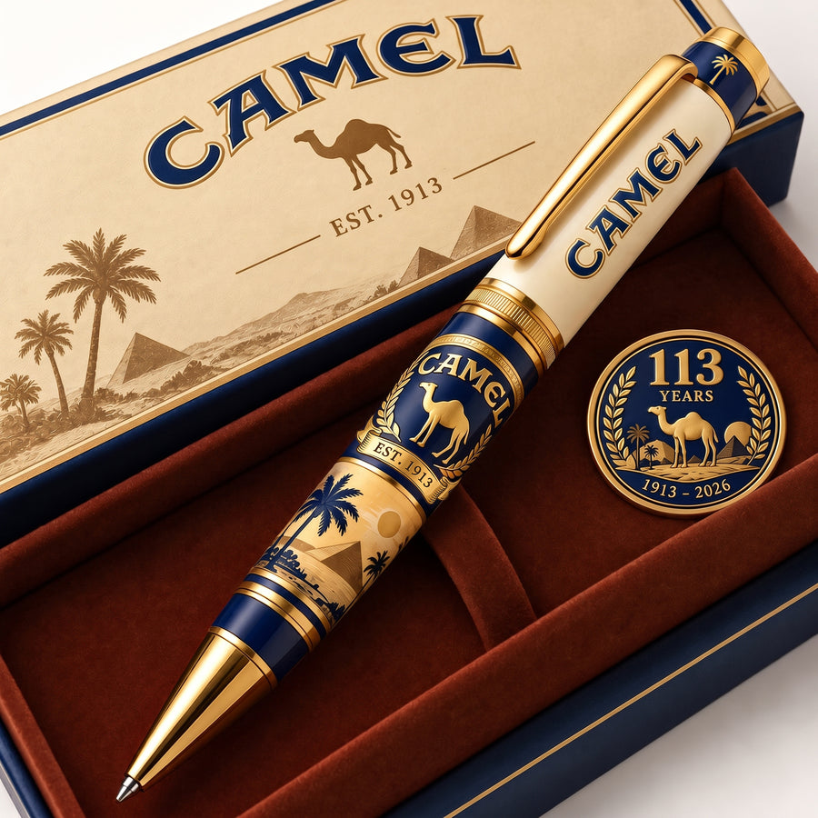 Camel 113th Anniversary Edition Ballpoint Pen, Camel EST. 1913 Pen