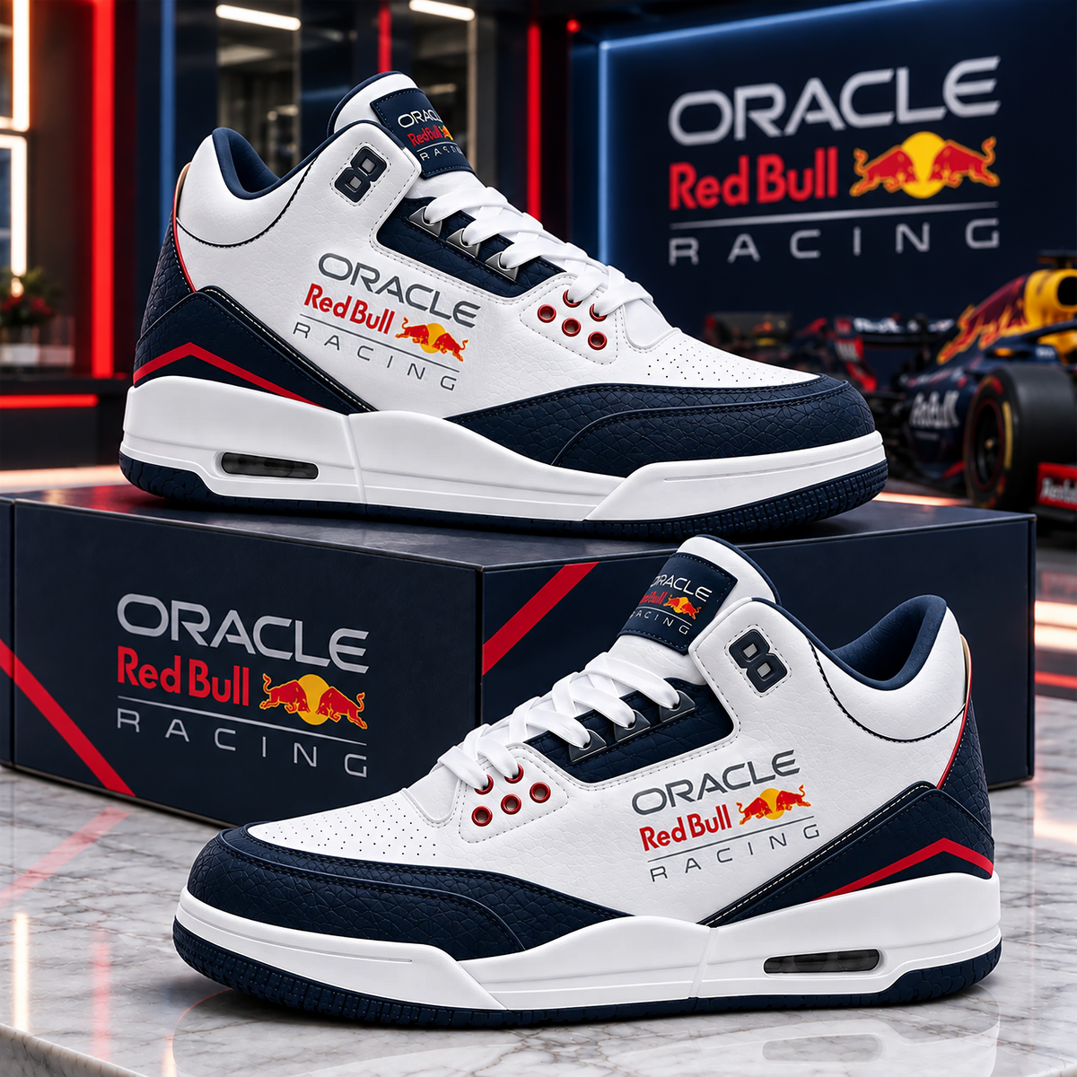 Oracle Red Bll Racing AJ3 Custom Sneaker