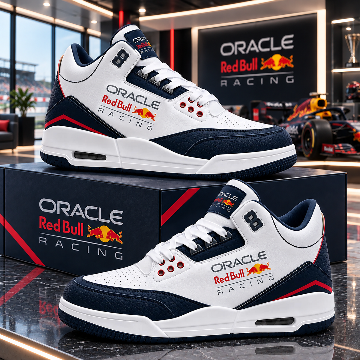 Oracle Red Bll Racing AJ3 Custom Sneaker
