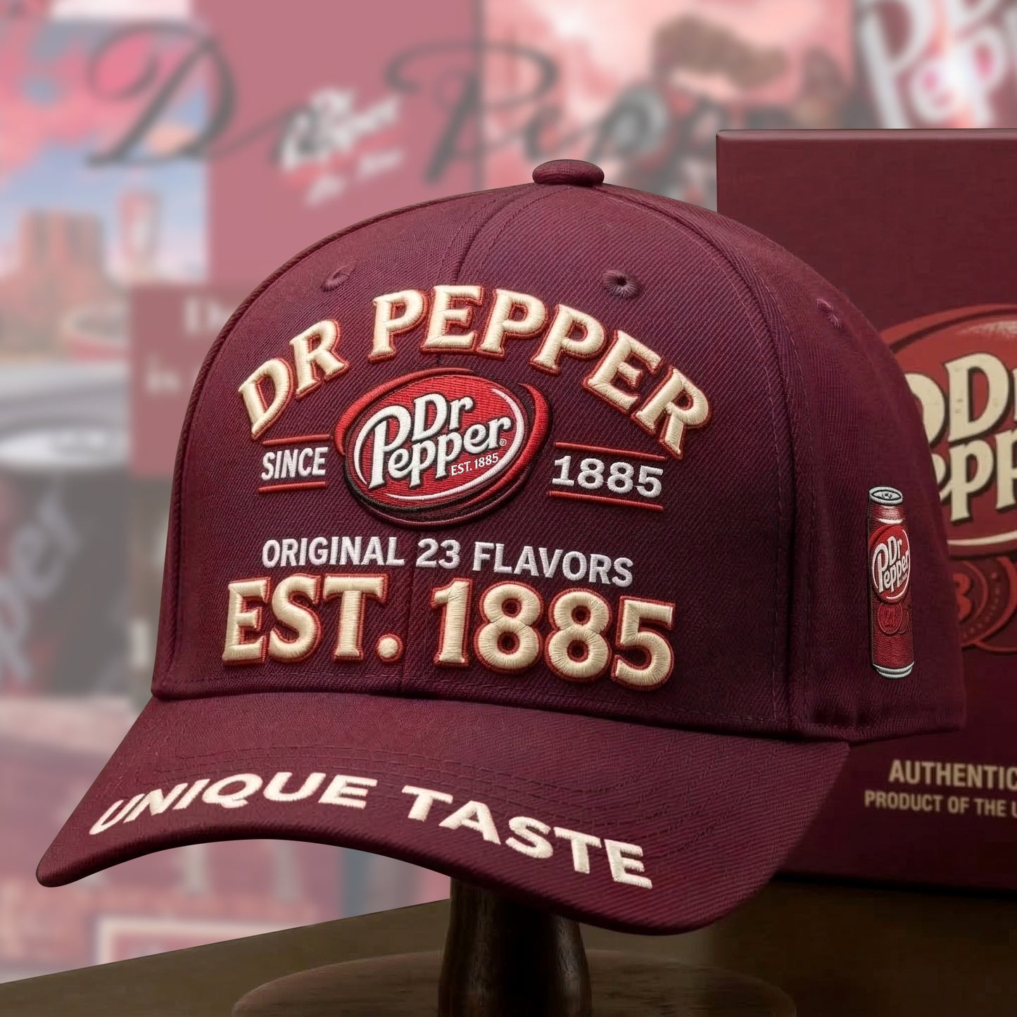 Dr Pepper EST. 1885 Cap V3, Dr Pepper Luxury Classic Cap