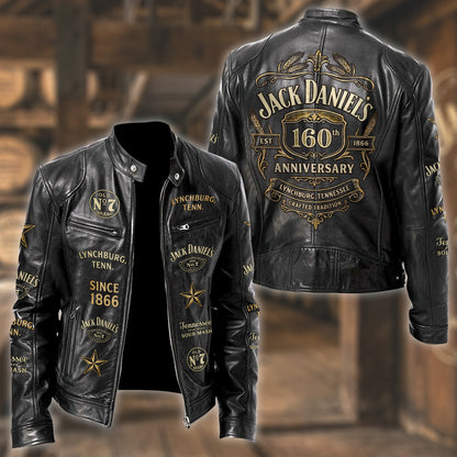 Jack Dani 160th Anniversary Collar Leather Jacket