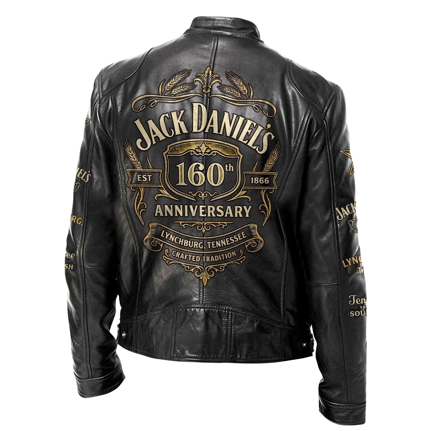 Jack Dani 160th Anniversary Collar Leather Jacket