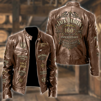 Jack Dani 160th Anniversary Collar Leather Jacket