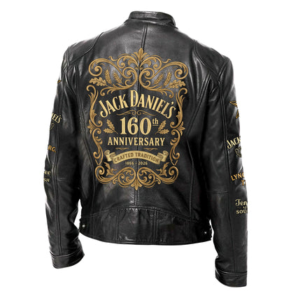 Jack Dani 160th Anniversary Collar Leather Jacket V6