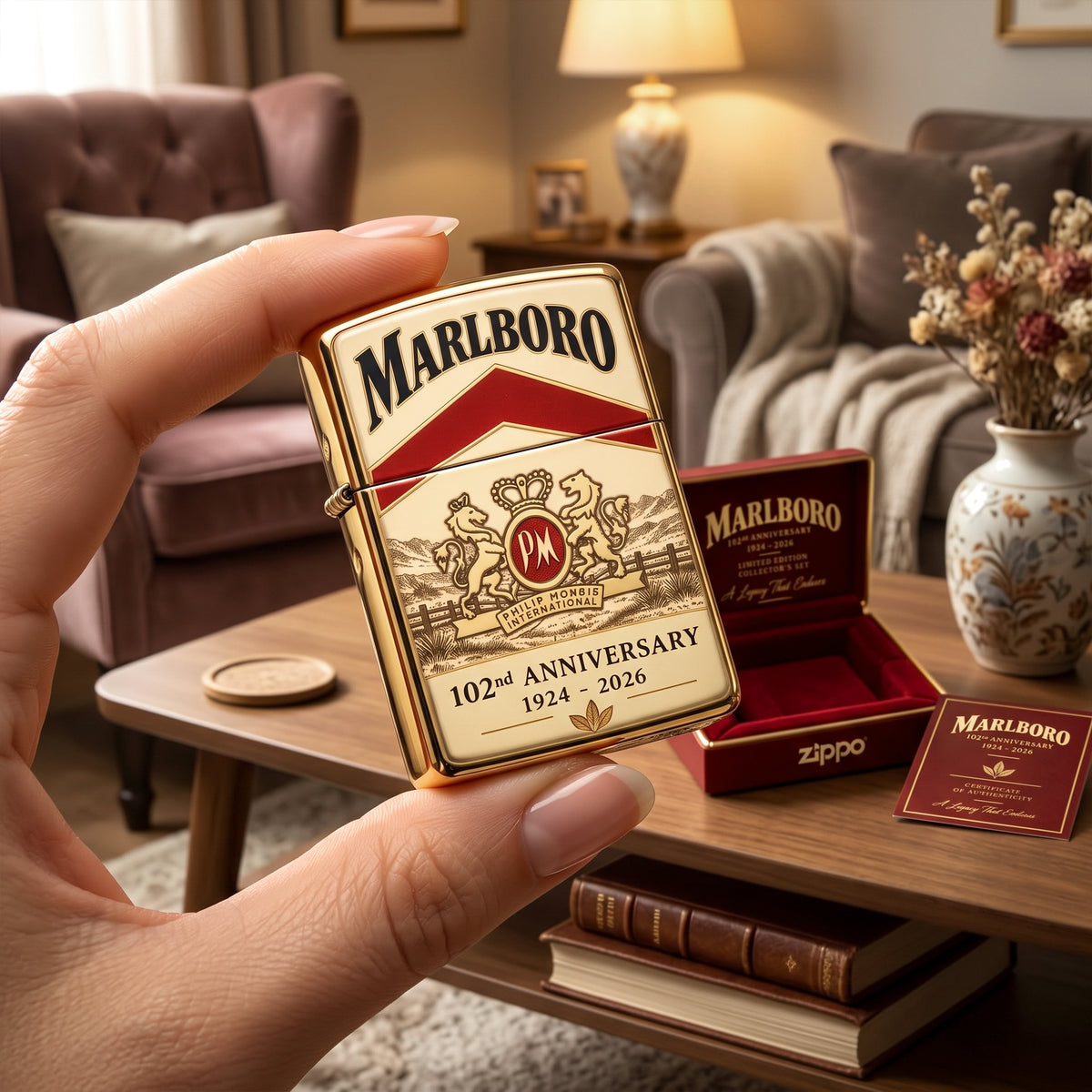 Marlbor 102nd Anniversary Zippo Lighter V2