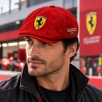 Scuderia Ferrar Racing Ivy Cap , Flat Cap