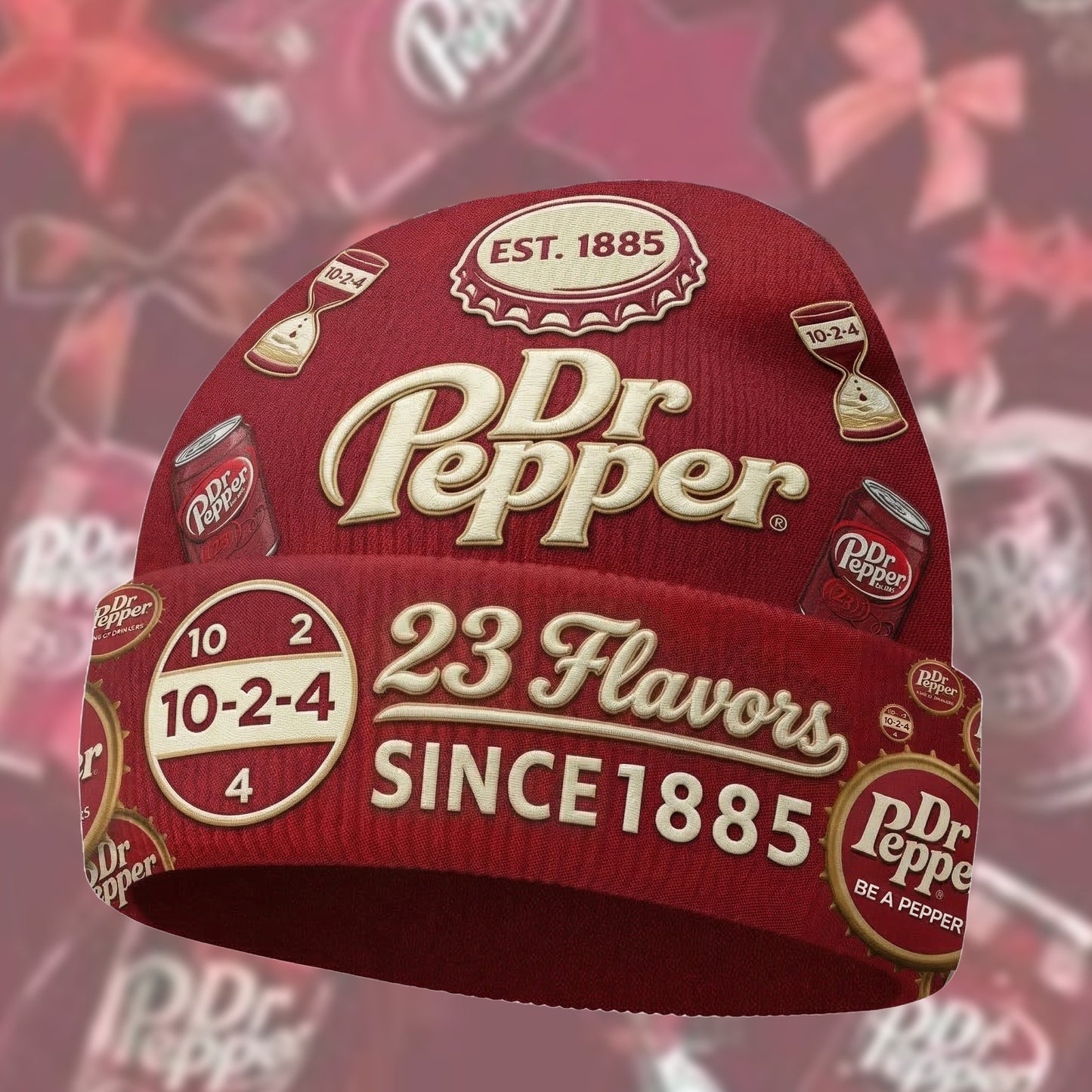 Dr Pepper EST. 1885 Beanie Hat