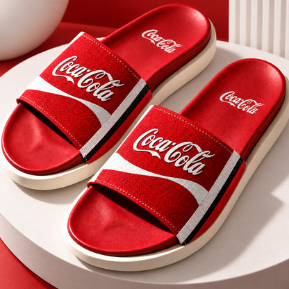 Cola Taste The Feeling Custom Leather Sandals V3