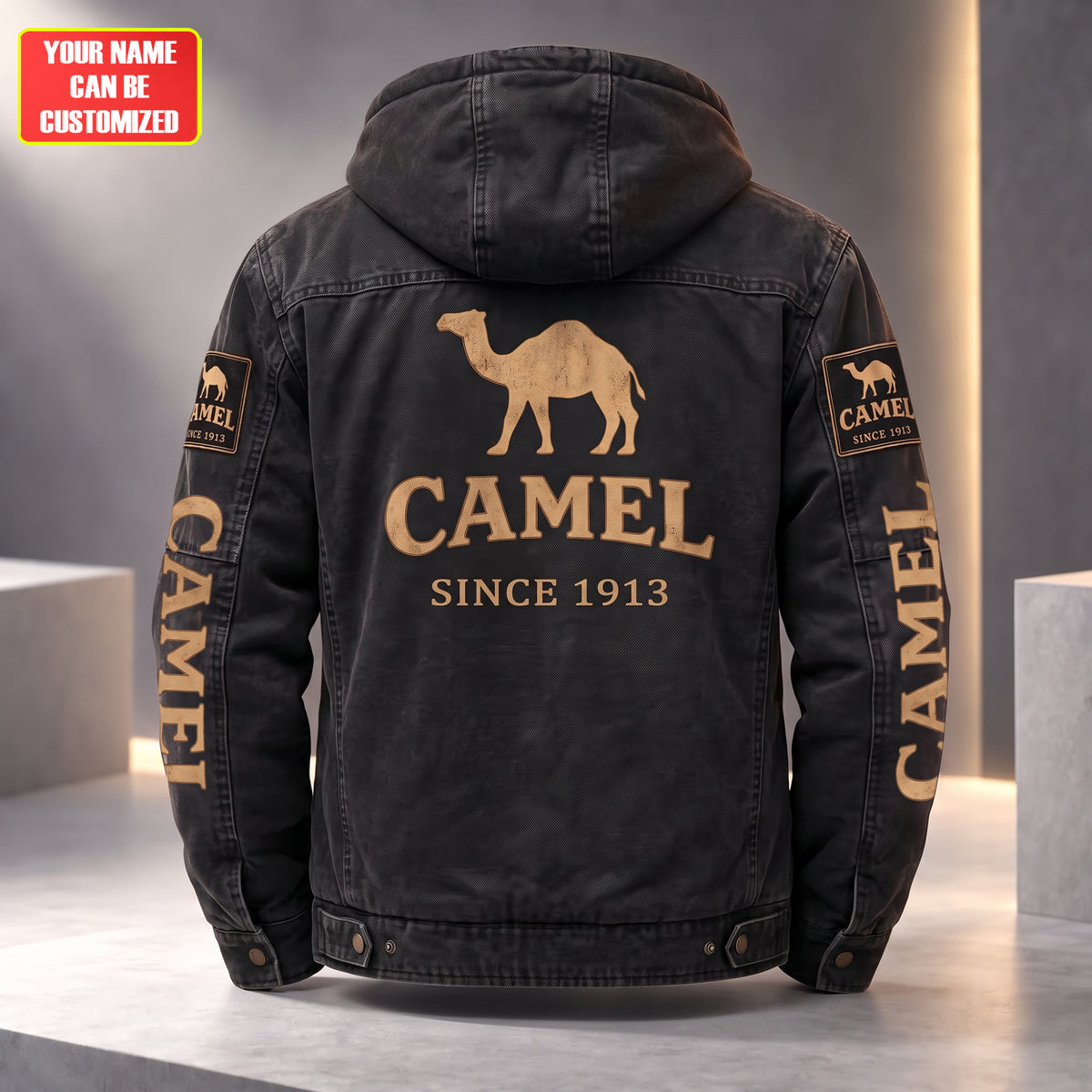 Camel Since 1913 Fur lining Paddle Jacket, Personalized Camel Jacket