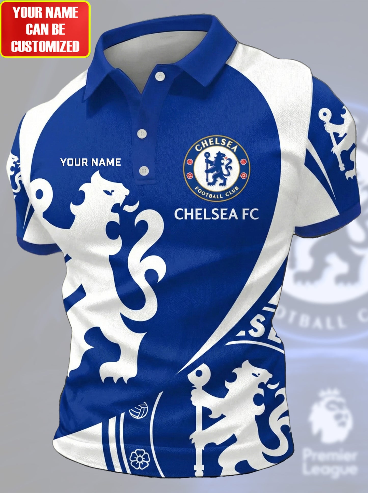 Personalized Chelsea FC Polo V2 , Chelsea Shirt , Chelsea 2026 Shirt