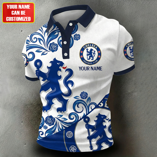 Personalized Chelsea FC Polo , Chelsea Shirt , Chelsea 2026 Shirt
