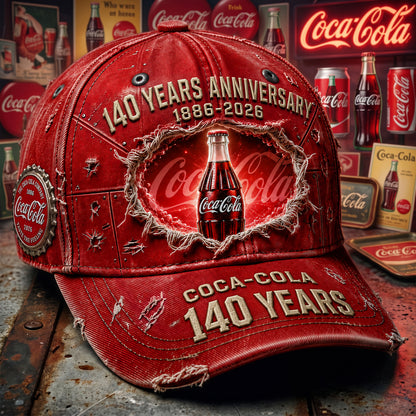Cola 140th Anniversary Cap V32, Cola Vintage Cap