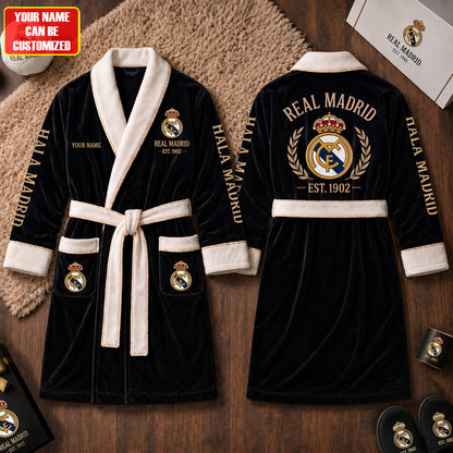 Personalized Real C.F. EST. 1902 Fleece Bathrobe