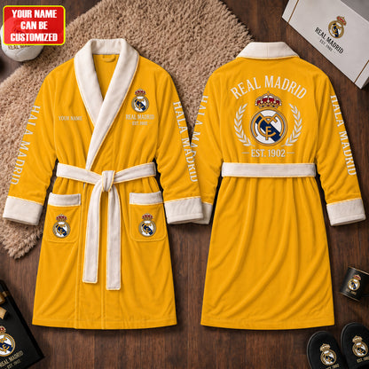 Personalized Real C.F. EST. 1902 Fleece Bathrobe