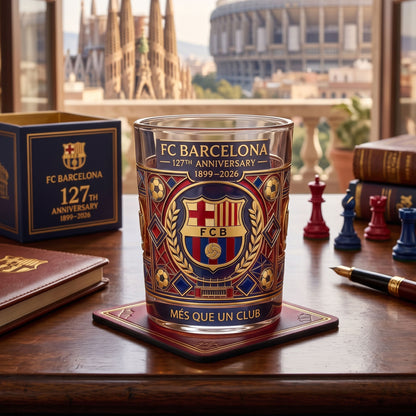 Barca 127TH Anniversary Glass , Barca Glass