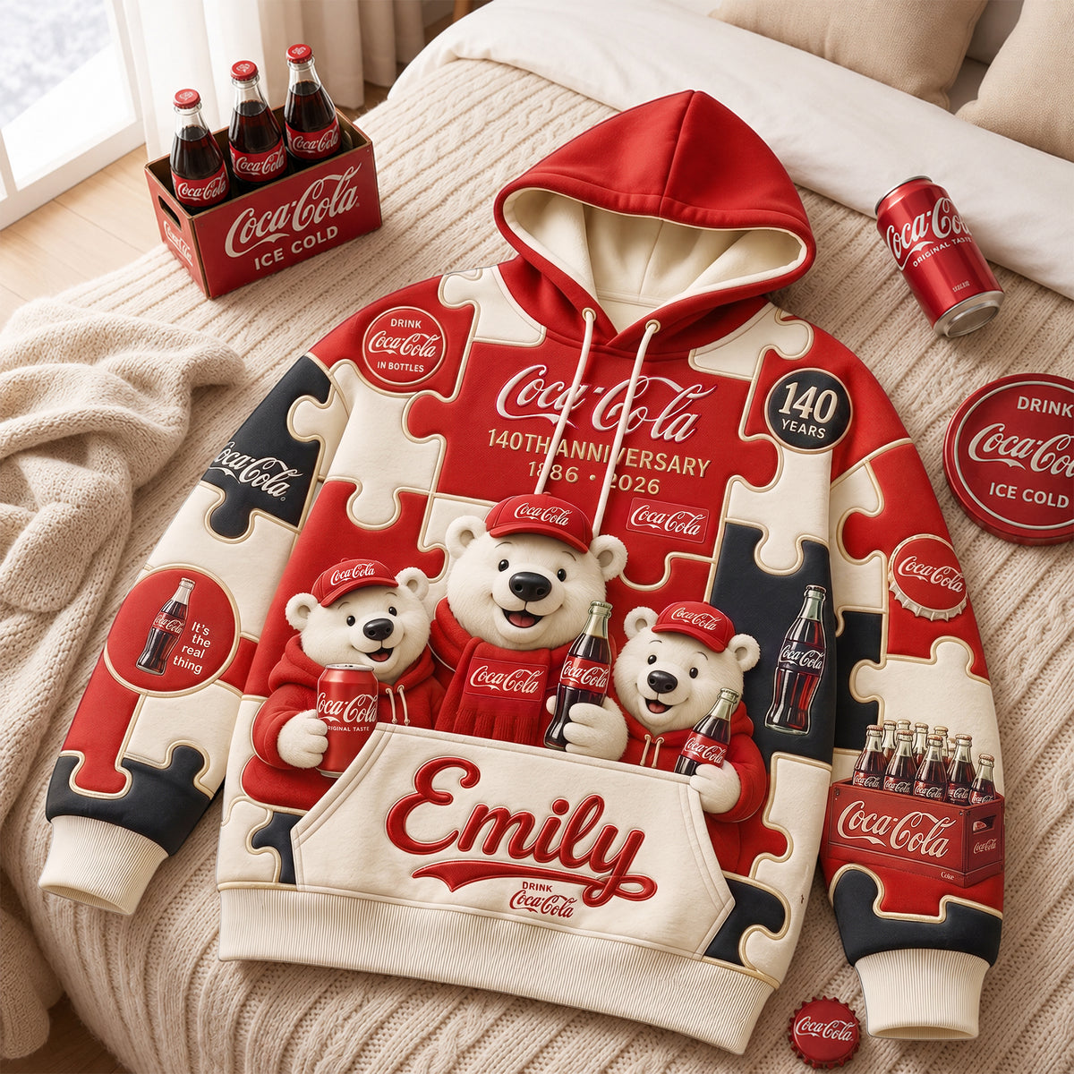 Cola 140th Anniversary Unisex Hoodie V6