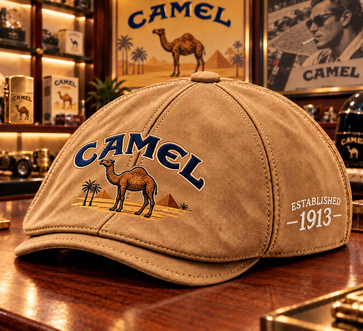Camel EST. 1913 Ivy Cap , Flat Cap