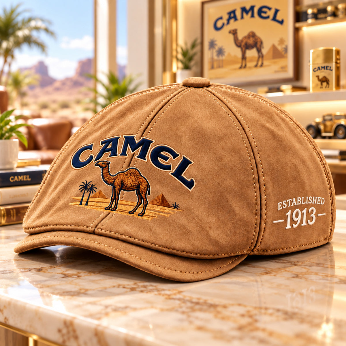 Camel EST. 1913 Ivy Cap , Flat Cap