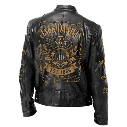Jack Dani EST. 1866 Collar Leather Jacket V2
