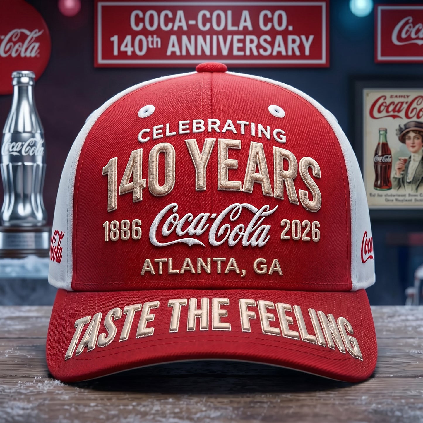 Cola 140th Anniversary Cap V20, Cola Luxury Cap