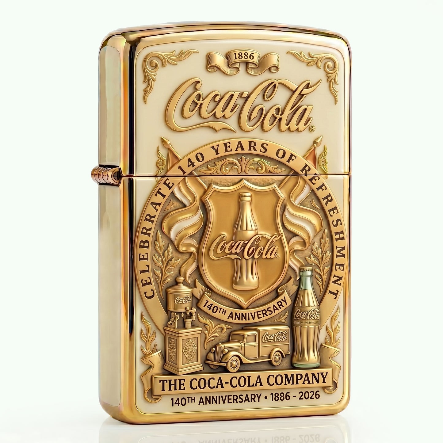 Cola 140th Anniversary Zippo Lighter V3