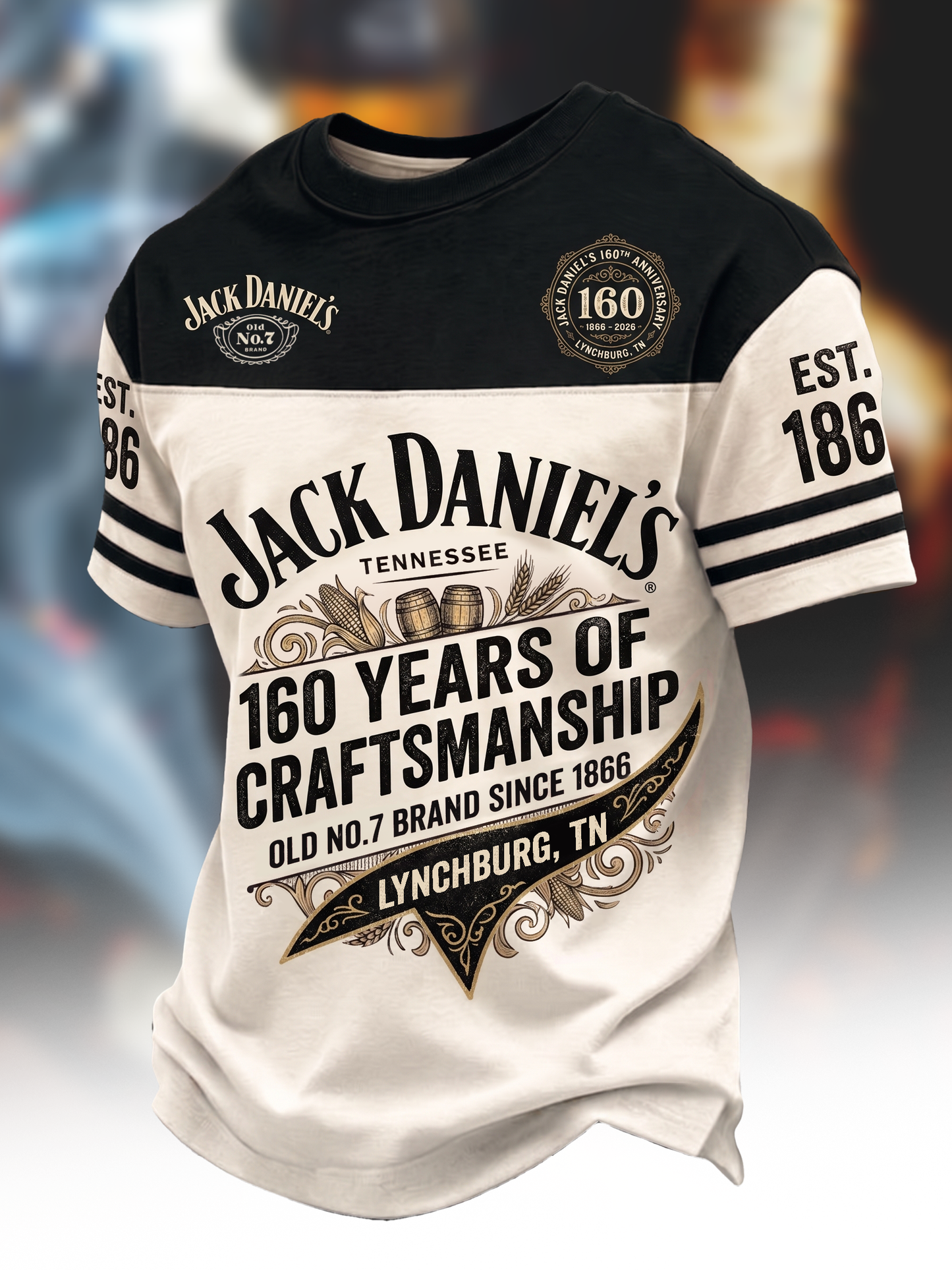 Jack Dani 160th Anniversary T Shirt V3, Jack Dani T-Shirt 2026